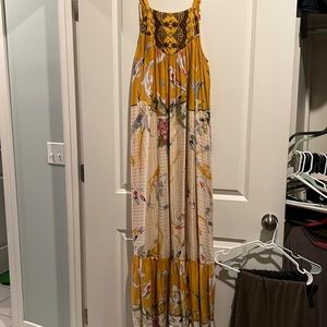 Anthropologie Maxi dress XL